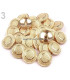 METALLIC BUTTON 25 MM. DIAMETER