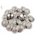 METALLIC BUTTON 25 MM. DIAMETER