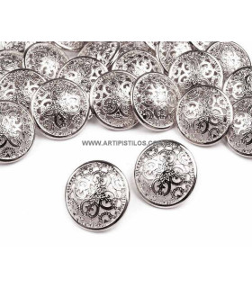 METALLIC BUTTON 17,6 MM. DIAMETER