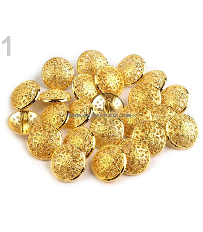 METALLIC BUTTON 17,6 MM. DIAMETER