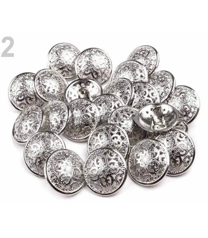 METALLIC BUTTON 17,6 MM. DIAMETER