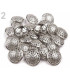 METALLIC BUTTON 25 MM. DIAMETER "ORNAMENT"