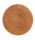 NATURAL STRAW BASE 22 X 21 CMS.