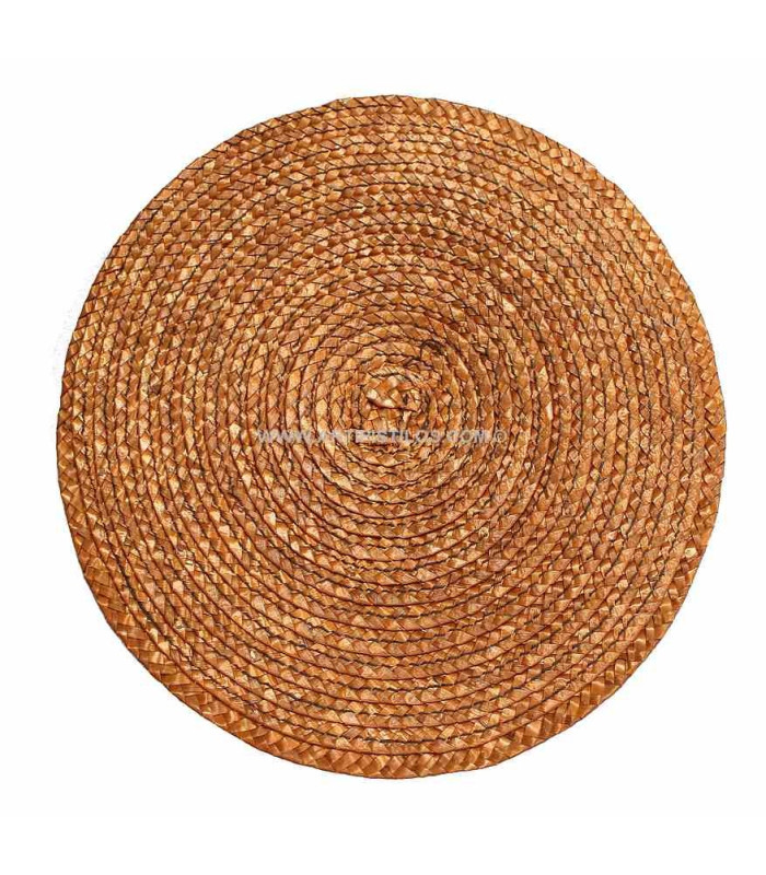 NATURAL STRAW BASE 22 X 21 CMS.