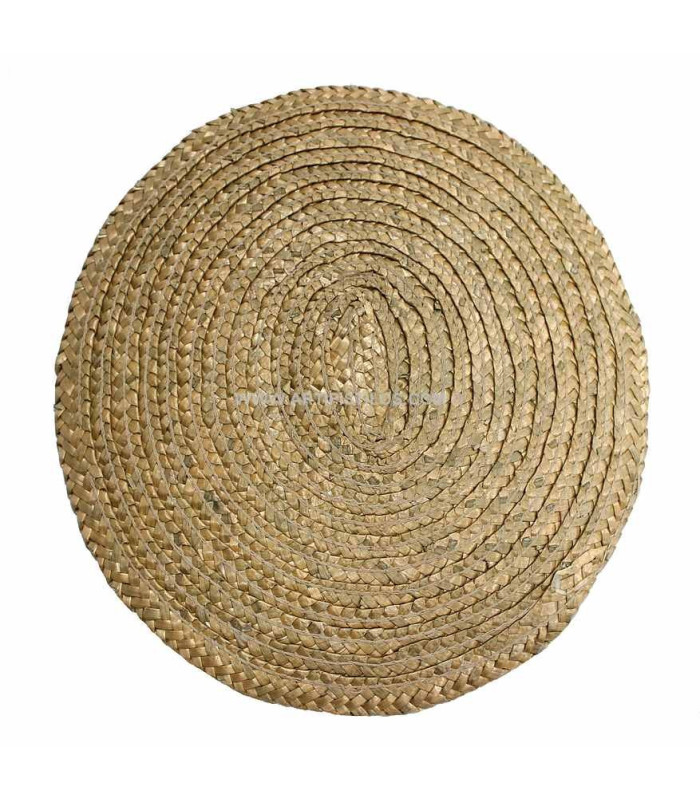 NATURAL STRAW BASE 22 X 21 CMS.