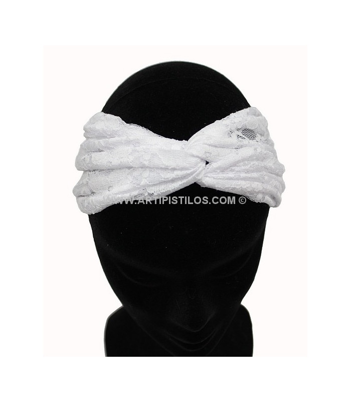 SYNTETHIC LACE TURBAN