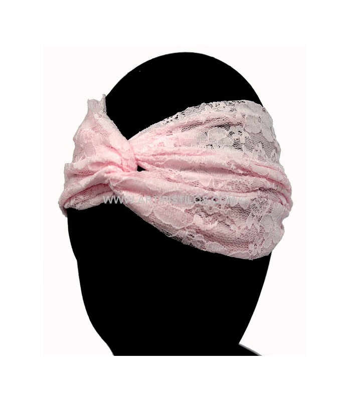 SYNTETHIC LACE TURBAN