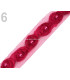 DECORATIVE RIBBON TULLE ROSES WITH BEADS