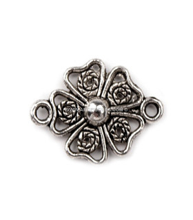 FLOWER METALLIC APPLIQUE