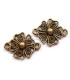 FLOWER METALLIC APPLIQUE