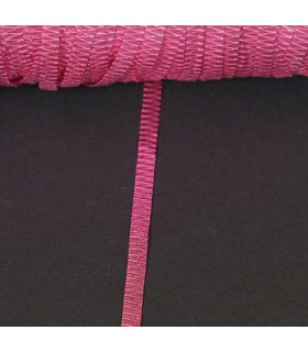 Tela Tubular Metálica 6 Mm. Fucsia 1 Mt. X 6 Mm. - flores de