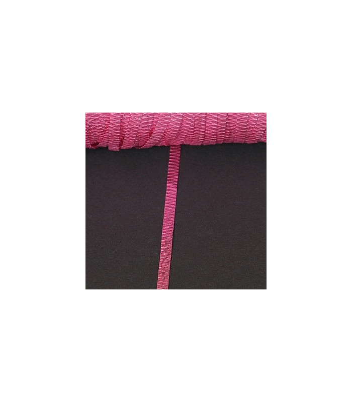 METALLIC TUBULAR FABRIC 6 MM.