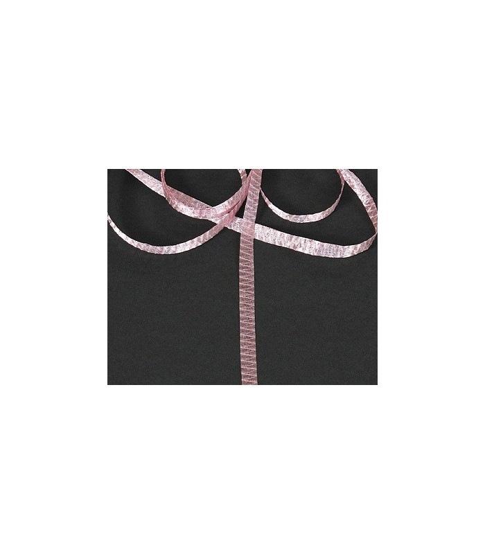 METALLIC TUBULAR FABRIC 6 MM.