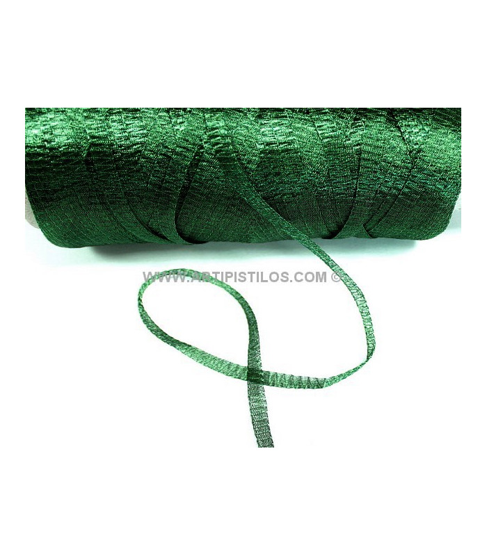 METALLIC TUBULAR FABRIC 6 MM.