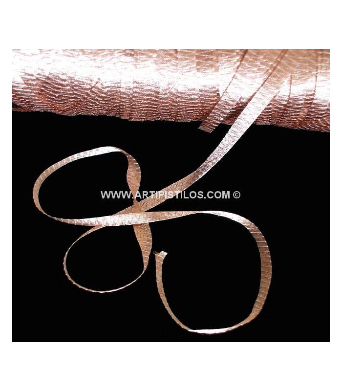 METALLIC TUBULAR FABRIC 12 MM.