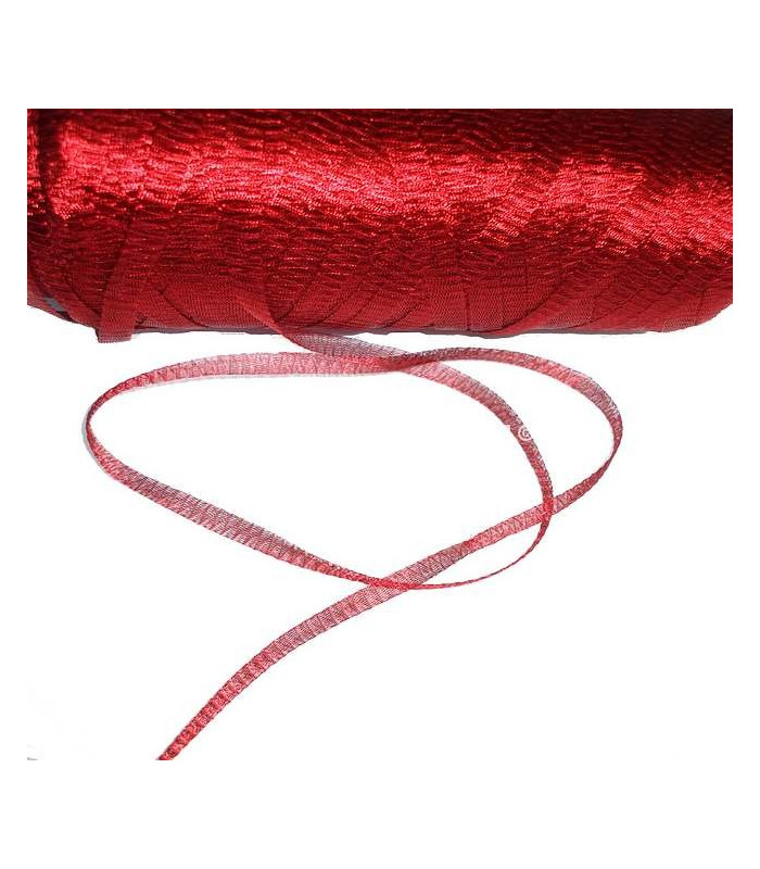 METALLIC TUBULAR FABRIC 12 MM.
