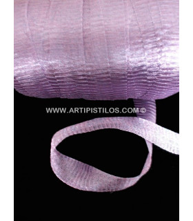 Tela Metalica Tubular 20 Mm. Lila 1 Metro X 20 Mm. - flores de