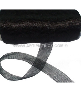 Tela Metalica Tubular 20 Mm. Negro 1 Metro X 20 Mm. - flores de