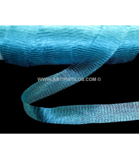 Tela Metalica Tubular 20 Mm. Turquesa 1 Metro X 20 Mm. - flores de