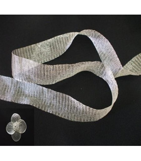 METALLIC TUBULAR FABRIC 32 MM.