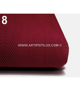 Tul Red Decorativo Burdeos 1 Mt. X 160 Cms. - velos
