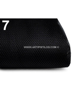 Tul Red Decorativo Negro 1 Mt. X 160 Cms. - velos