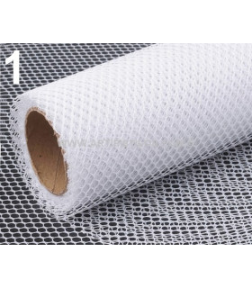 Tul Polyester Blanco 50 Cms.x 50 Cms. - de colores