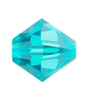 Tupi Swarovski 6 Mm. Light Turquoise 6 Mm. - de colores