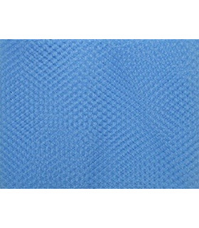 Velo Plano 22 Cms. De Ancho Azul 1 Metro De Largo X 22 Cms. De Ancho - tocados para boda
