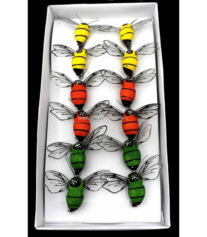 12 BEES WITH CLIP BOX