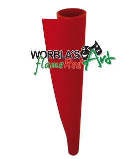 Worbla’s® flameRed Art / 50 X 75 CMS.