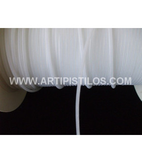 Crin Tubular 2 Mm. Blanco 1 Metro De Largo X 2 Mm. De Ancho - tocados para