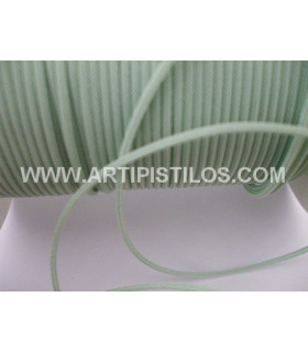 Crin Tubular 2 Mm. Verde Menta 1 Metro De Largo X 2 Mm. De Ancho - tocados para