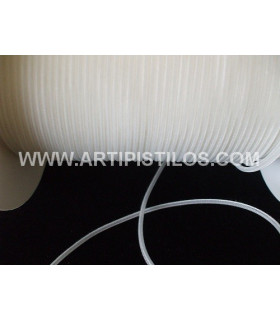 Crin Tubular 2 Mm. Blanco Roto 1 Metro De Largo X 2 Mm. De Ancho - tocados para
