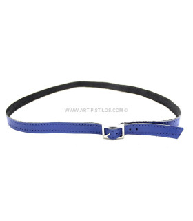 LEATHER STRAP WITH BUCKLE FOR DECORATING HATS