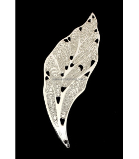 Hoja Filigrana 8 X 2,5 Cms. Oro 8 Cms. X 2,5 Cms. - de color