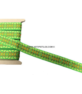 Cinta Tapacosturas 25 Mm Verde Fluor 1 Mt De Largo X 25 Mm De Ancho - colores para