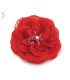 ROSA DE TELA 11 CMS. CON BROCHE