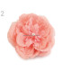 ROSA DE TELA 11 CMS. CON BROCHE