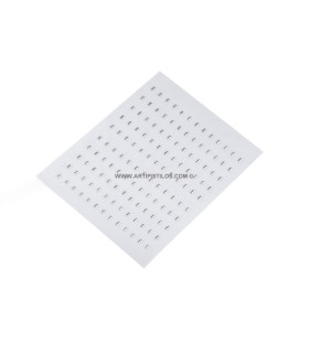 HOT FIX METALICO RECTANGULAR 2,5 X 7 MM.