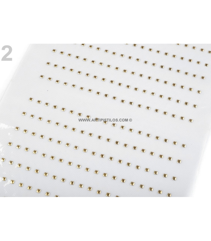 METALLIC HOT FIX 3 X 3 MM.