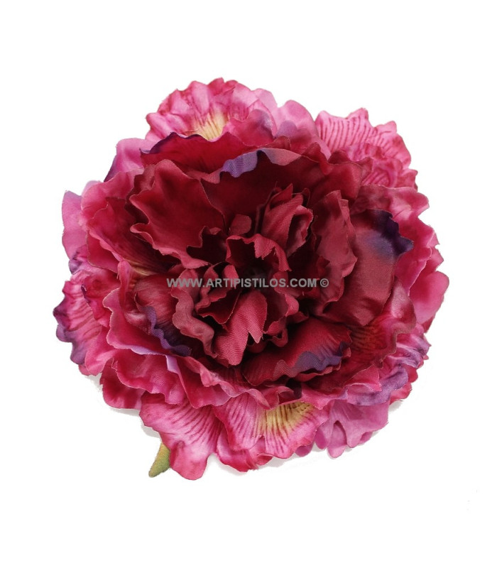 PEONIA DE TELA 16 X 6 CMS.