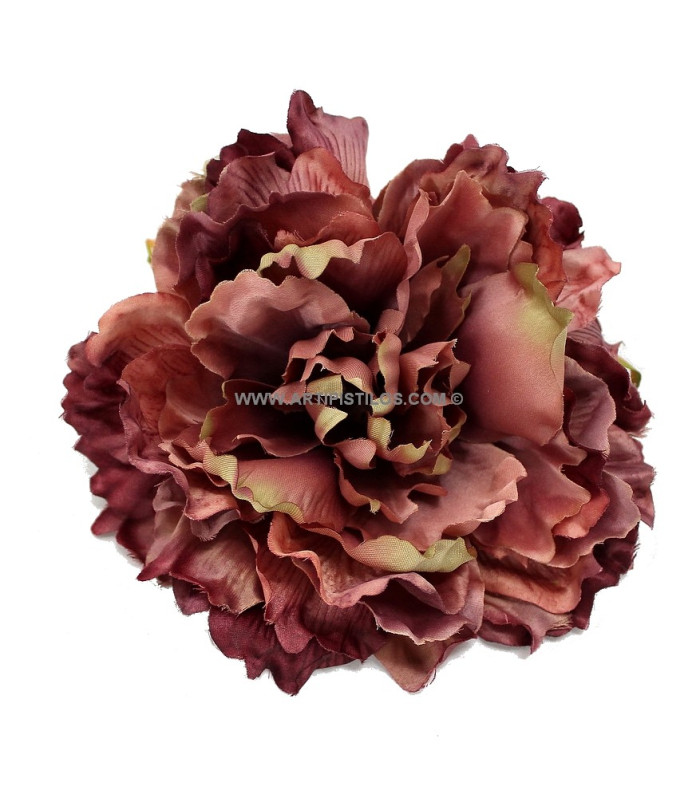 PEONIA DE TELA 16 X 6 CMS.