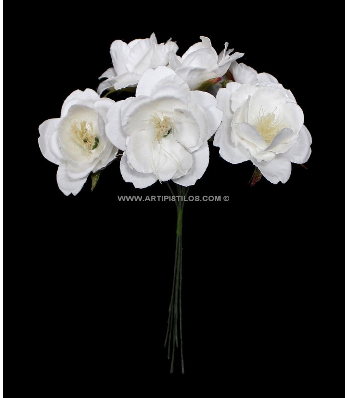 POMO FLOR DE PAPEL 6 UNIDADES