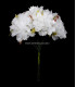 FABRIC MINIFLOWERS "ZINNIA" 6 PCS.