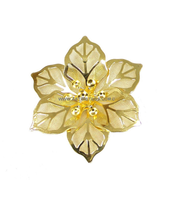 METALLIC FLOWER APPLICATION "LARUM"