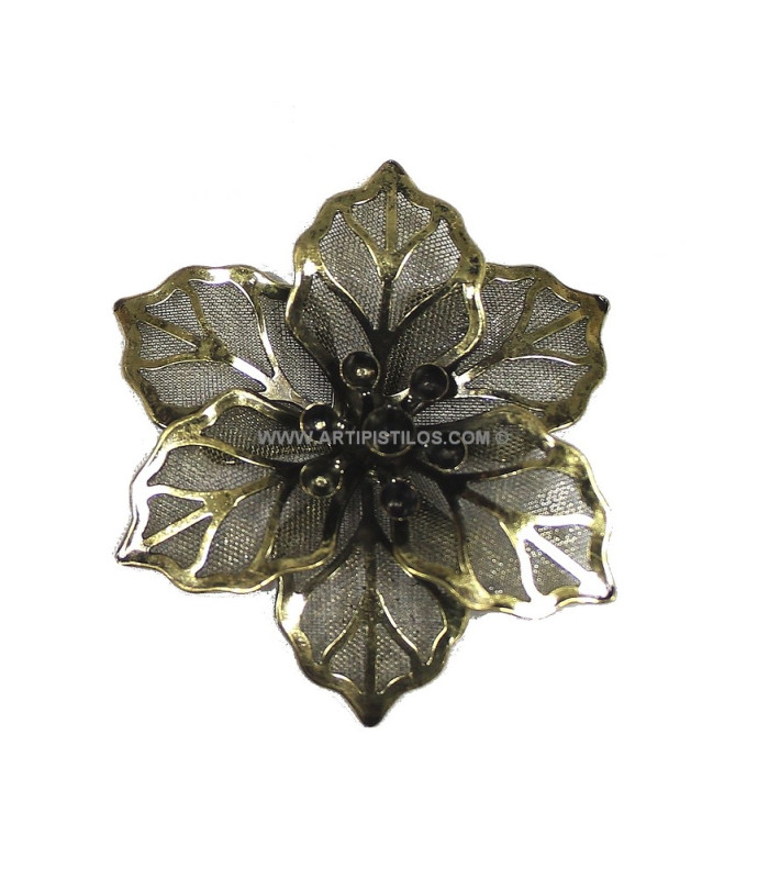 METALLIC FLOWER APPLICATION "LARUM"