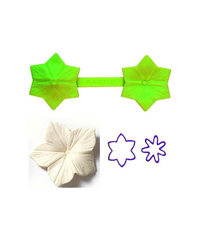 MOLDE DE SILICONA "CLEMATIS"