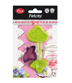 SILICONE MOLD FOR CLAY "HOJAS DE FRESA"