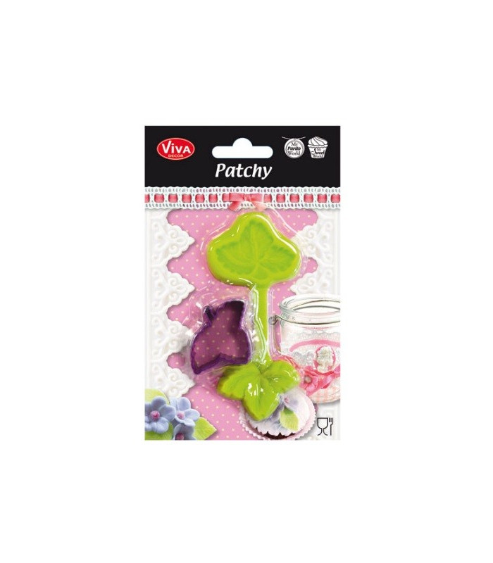 MOLDE DE SILICONA "HOJAS DE FRESA"
